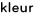 kleur
