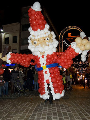 Ballonnen Kerstman